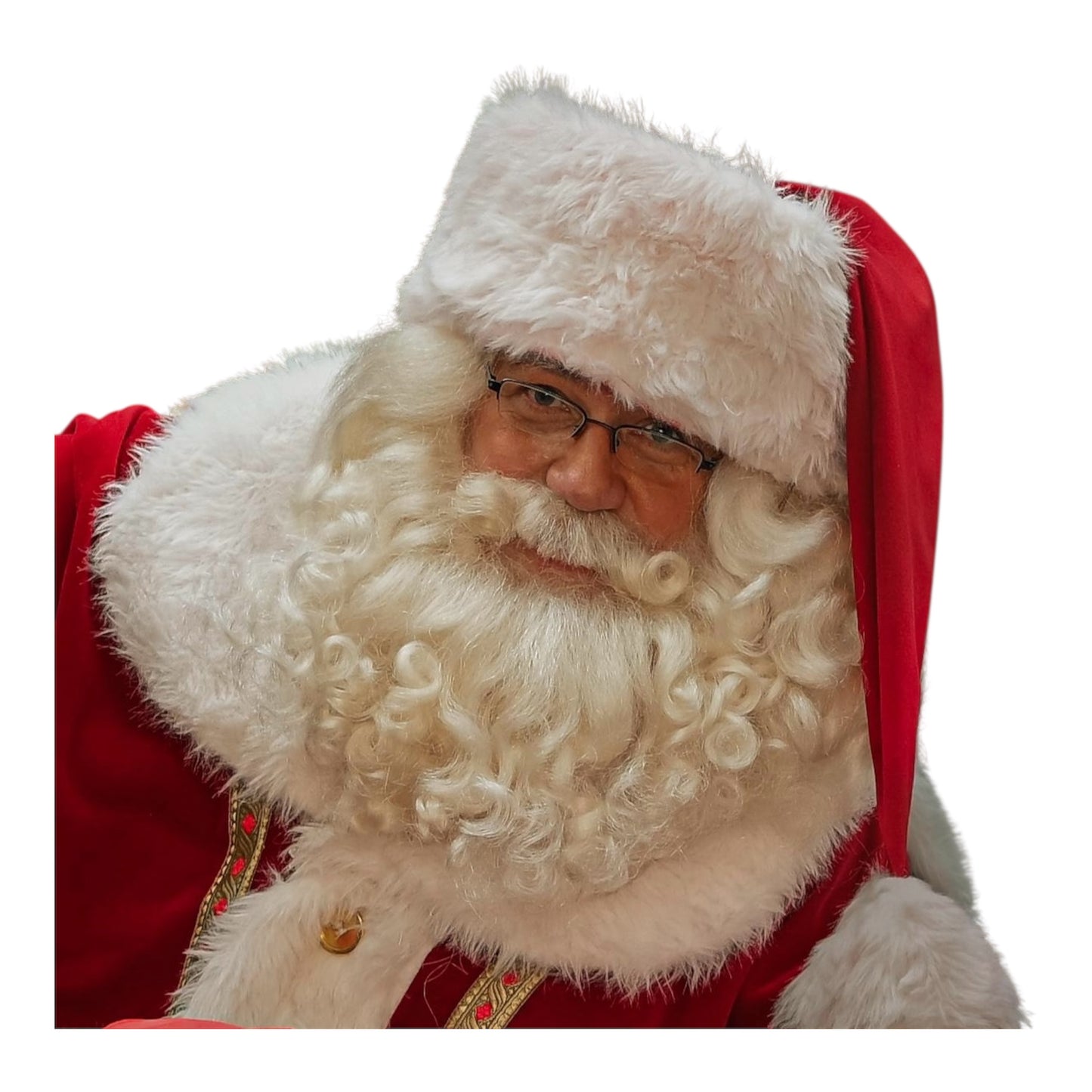 Kerstman Baard Santa Buffel op tule