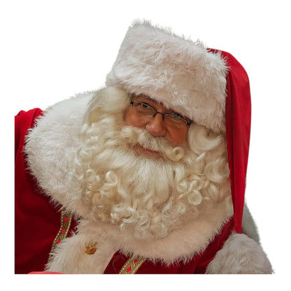 Kerstman Baard Santa Buffel op tule