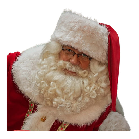 Kerstman Baard Santa Buffel op tule