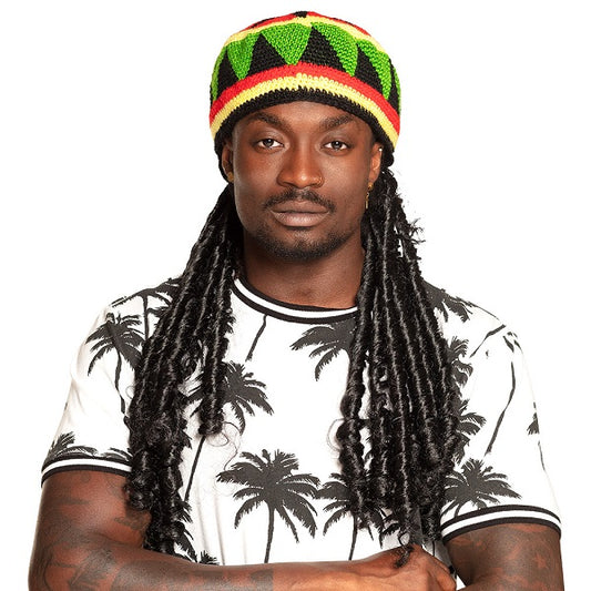 rasta muts met haar