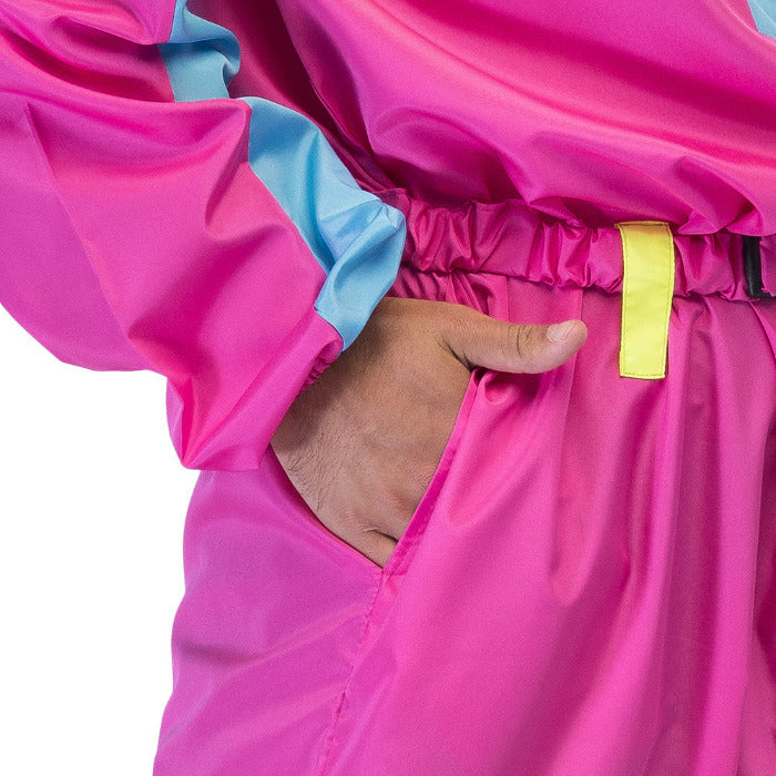 Snow Blizzard Dude skipak neon roze heren UV blacklight effect apres-ski