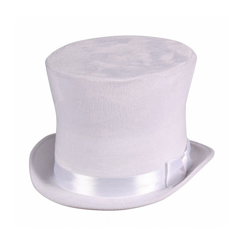 Witte hoge hoed flair