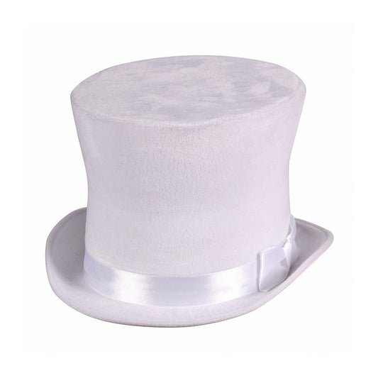 Witte hoge hoed flair