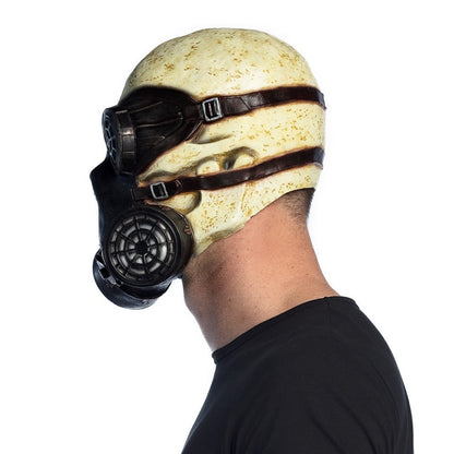 Latex hoofdmasker Gas skull