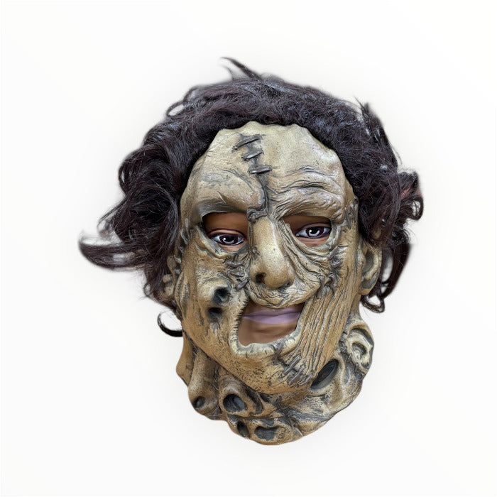 Leatherface masker met haar 
