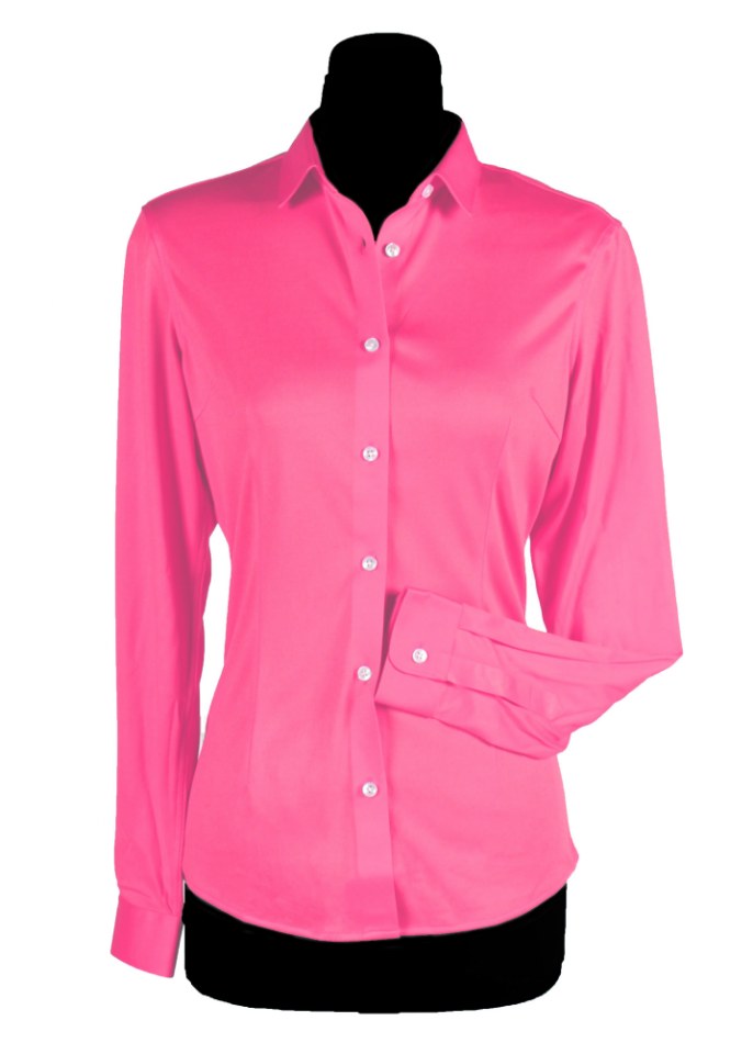 Roze Damesblouse Basic