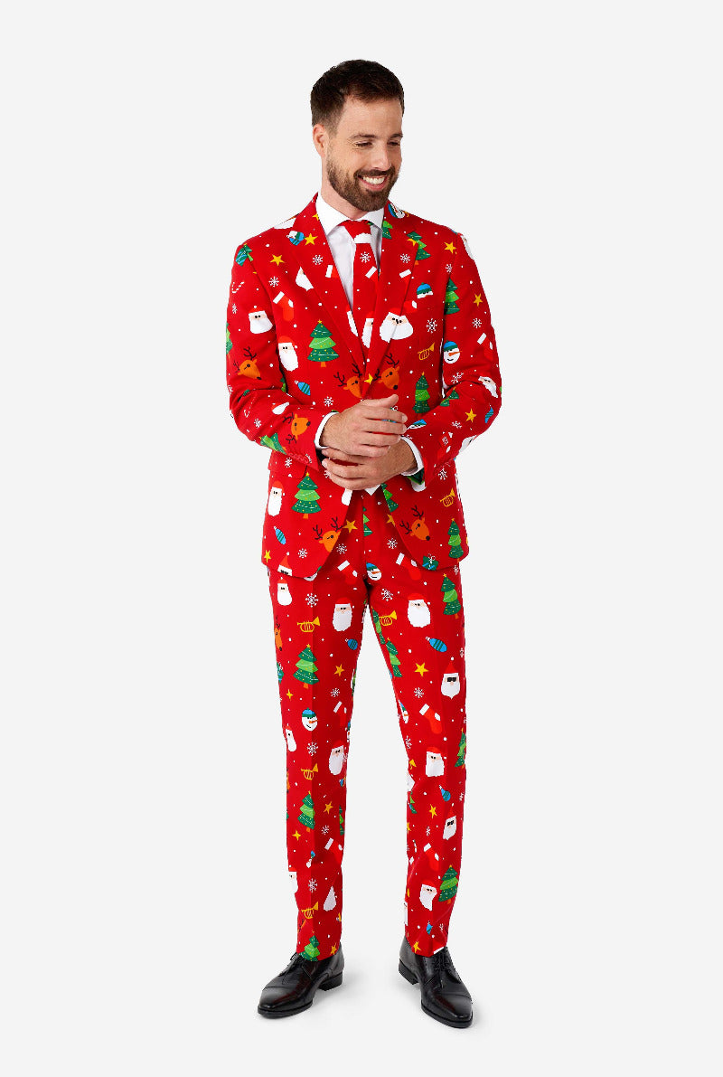Festivity Red Kerst OppoSuit