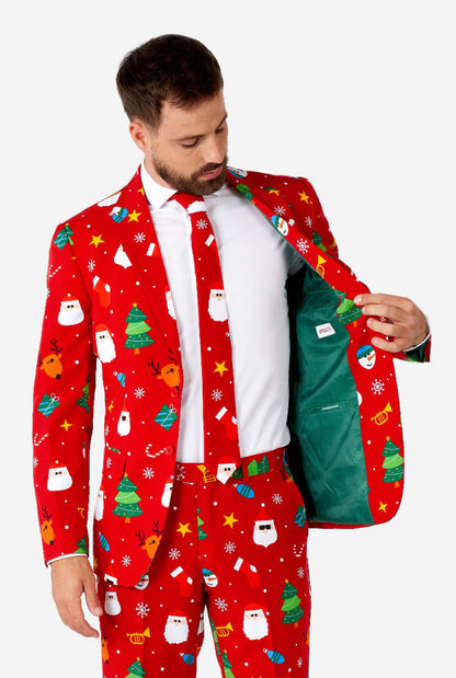 Festivity Red Kerst OppoSuit