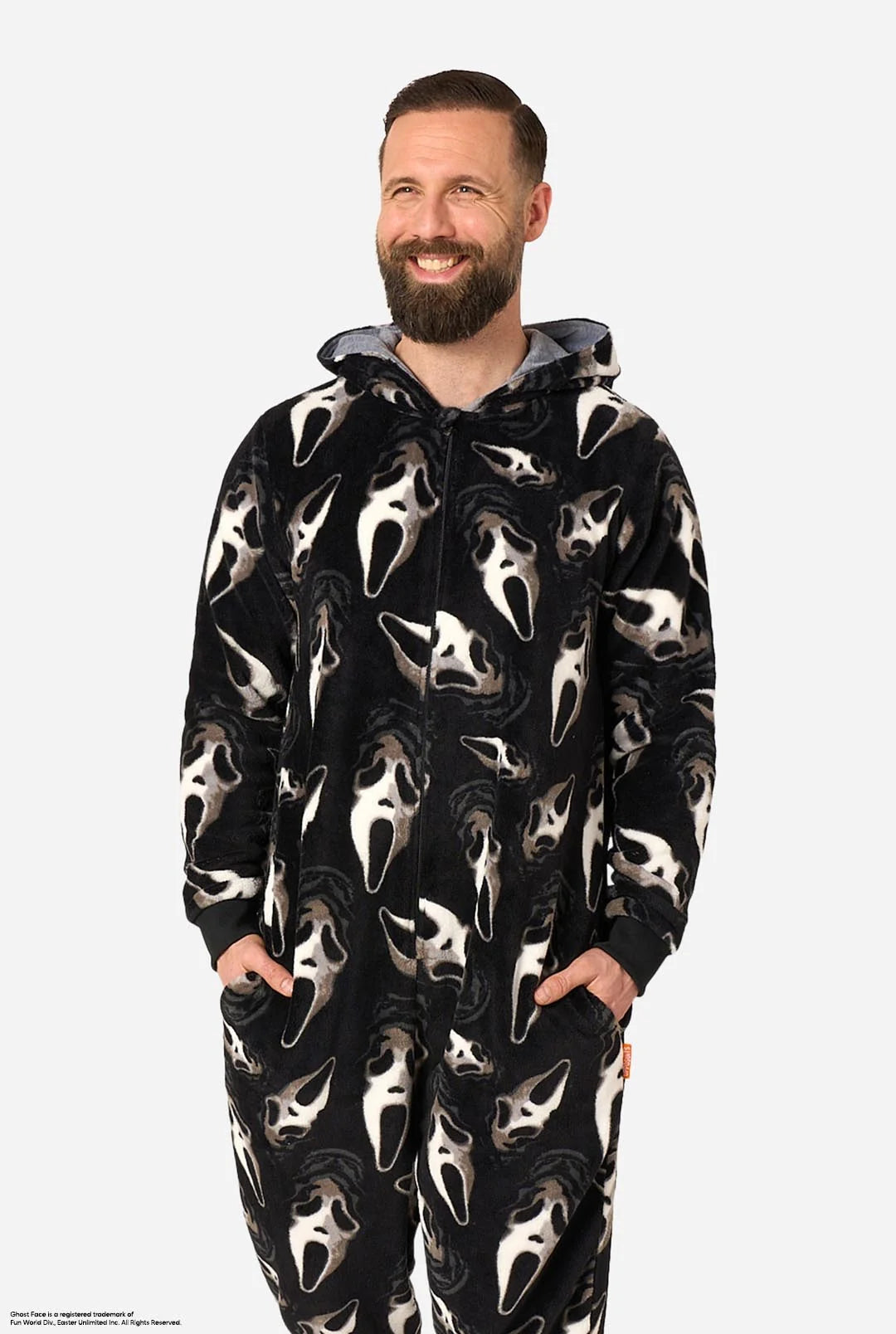 OppoSuits Ghost Face Onesie, volledig achteraanzicht