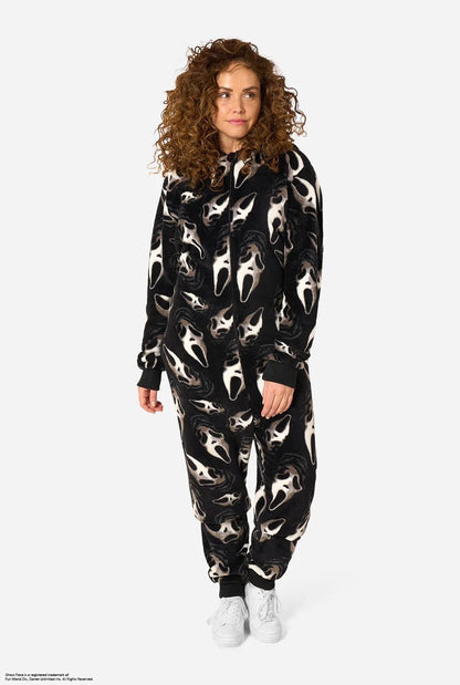 OppoSuits Ghost Face Onesie, volledig vooraanzicht