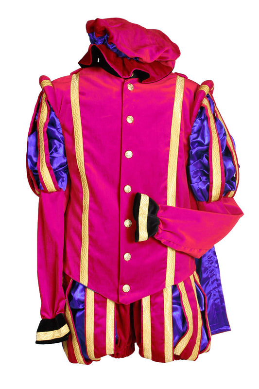Pietenpak Granada met cape Pink Paars