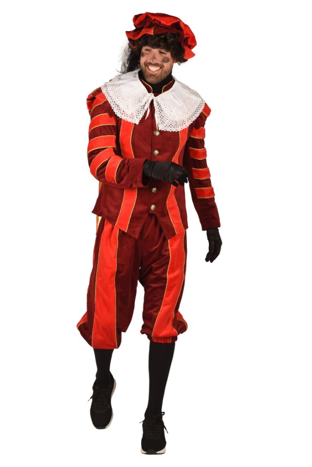 Pietenpak Cadiz Rood-Bordeaux met cape