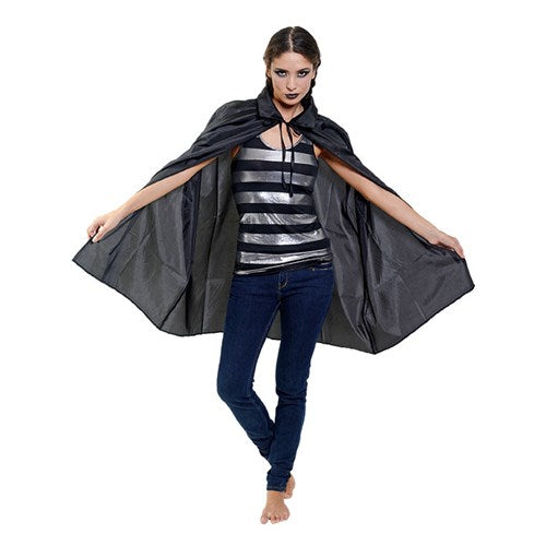 cape satijn zwart 114 cm