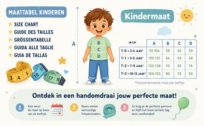 Mario maattabel voor kinderen