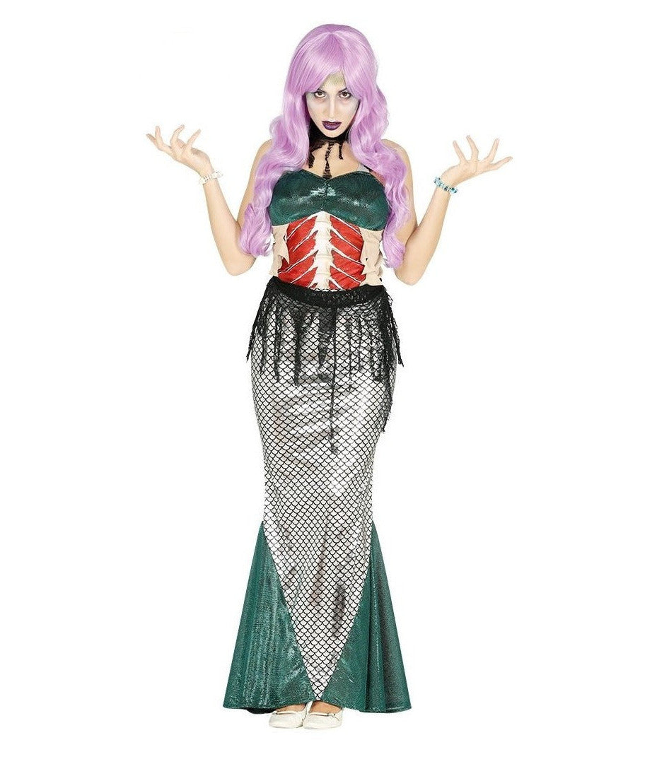 Zeemeermin Zombie Kostuum Dames – Aanbieding OP=OP