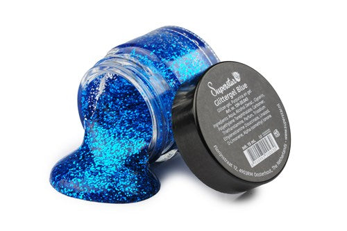 Glittergel Blauw