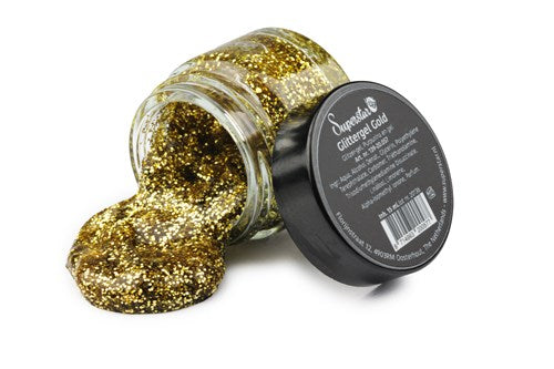 gouden glittergel