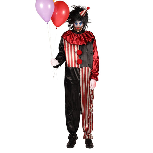 Halloween heren clownskostuum - voorkant