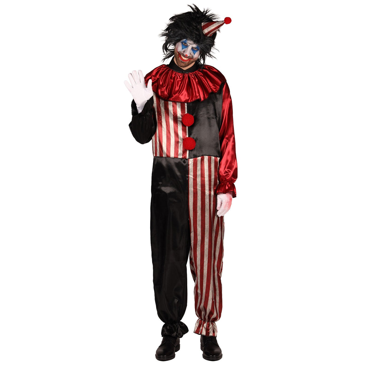 Halloween heren clownskostuum - detailfoto