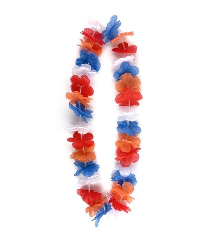 Hawaïkrans Holland Rood Wit Blauw Oranje