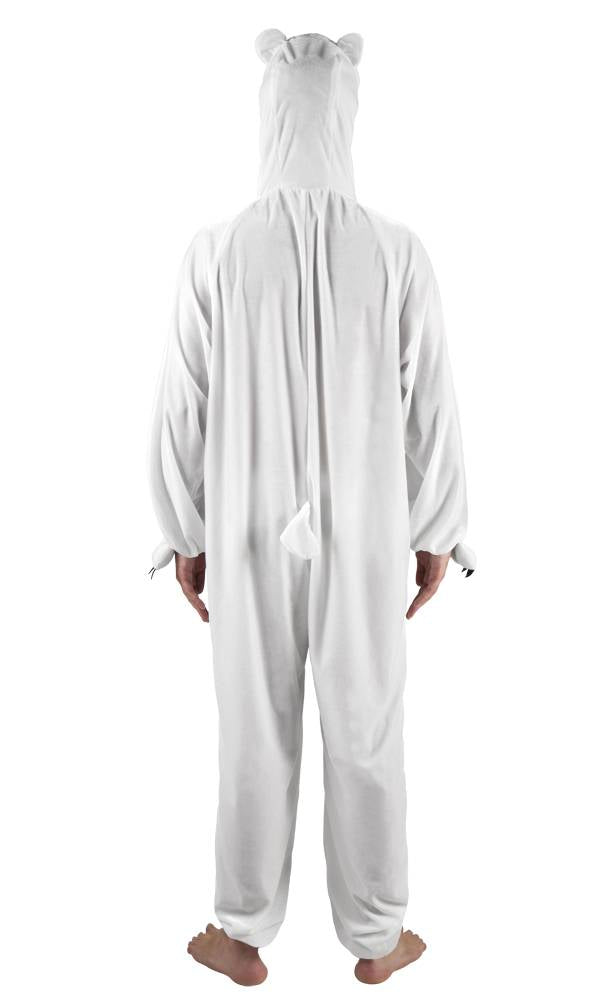 IJsbeer onesie voor volwassenen