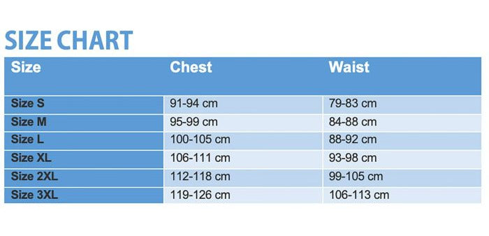 Maattabel Hawaii Shirt Paradise - vind de juiste maat voor jouw Toppers outfit