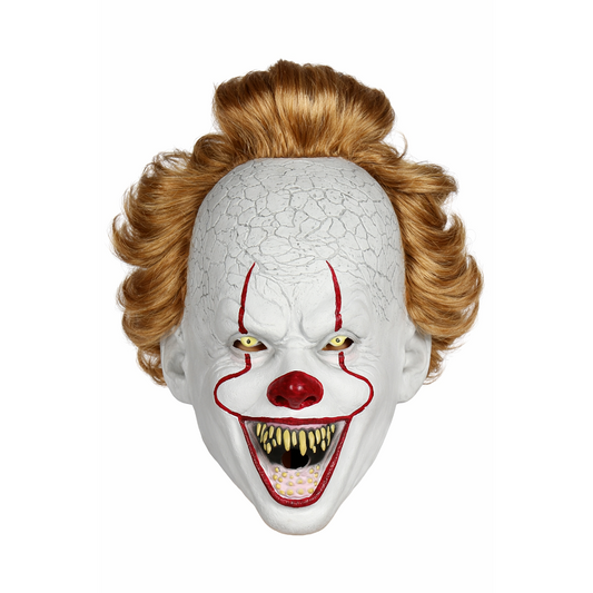 Masker Evil Clown met haar