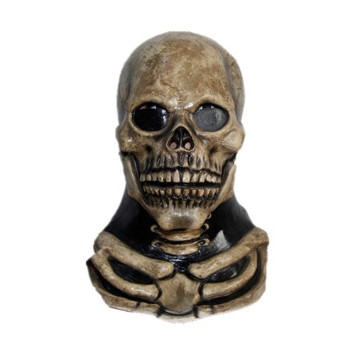 Masker Skeleton latex met hals