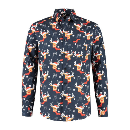 kerst blouse heren rendier Joy