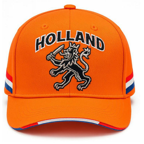 oranje Holland pet met leeuw en rood wit blauw