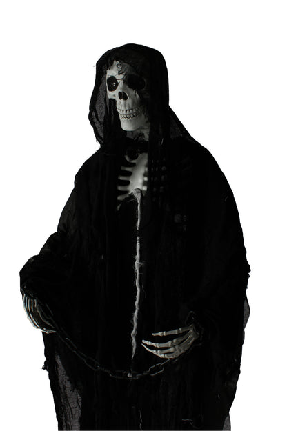 Halloween decoratie Prawling Jack wit - voorkant