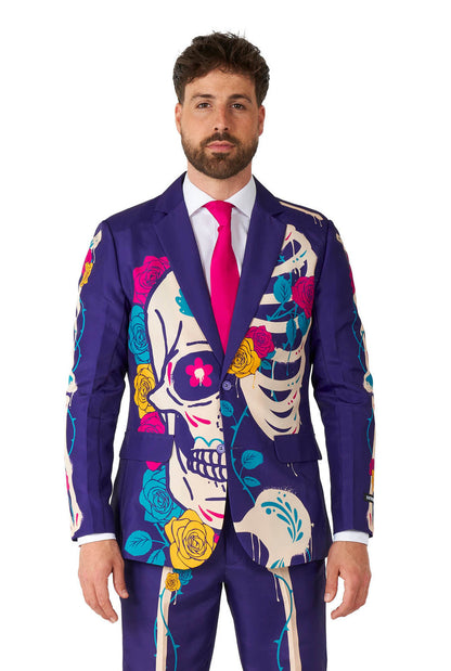 Suitmeister Sugar Skull Purple herenpak foto 01