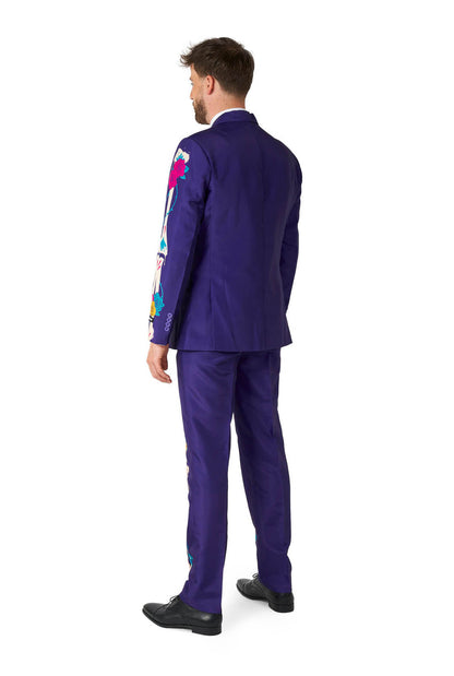 Suitmeister Sugar Skull Purple herenpak foto 06