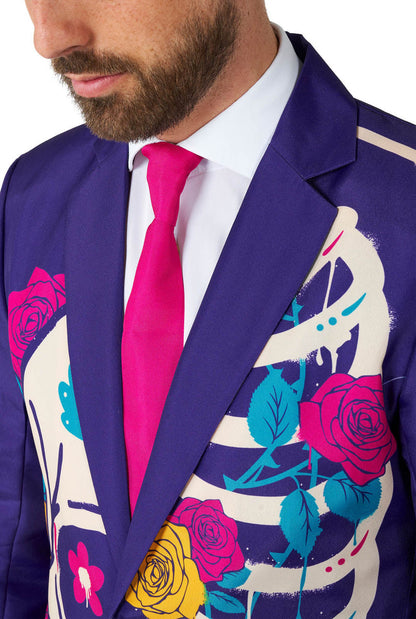 Suitmeister Sugar Skull Purple herenpak foto 07