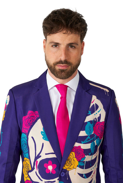 Suitmeister Sugar Skull Purple herenpak foto 10