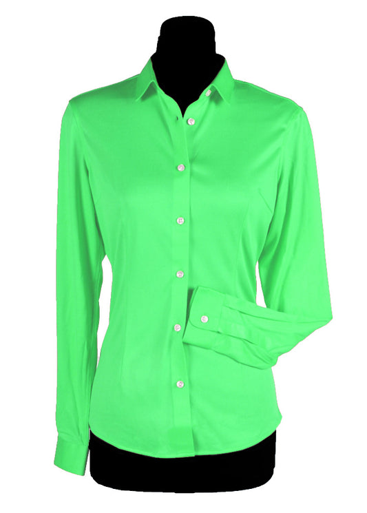 Blouse dames neon groen