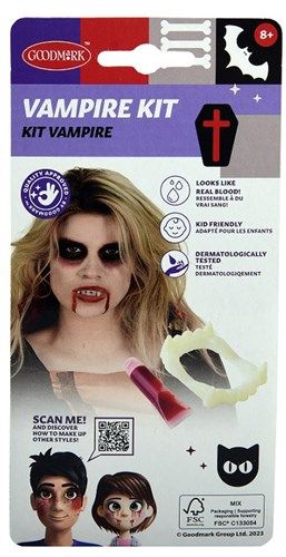 Vampiertanden met bloed