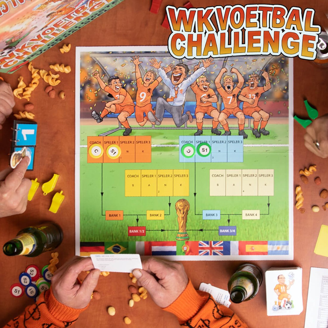 WK Voetbal Challenge | WK Voetbalspel met Familie of Vrienden