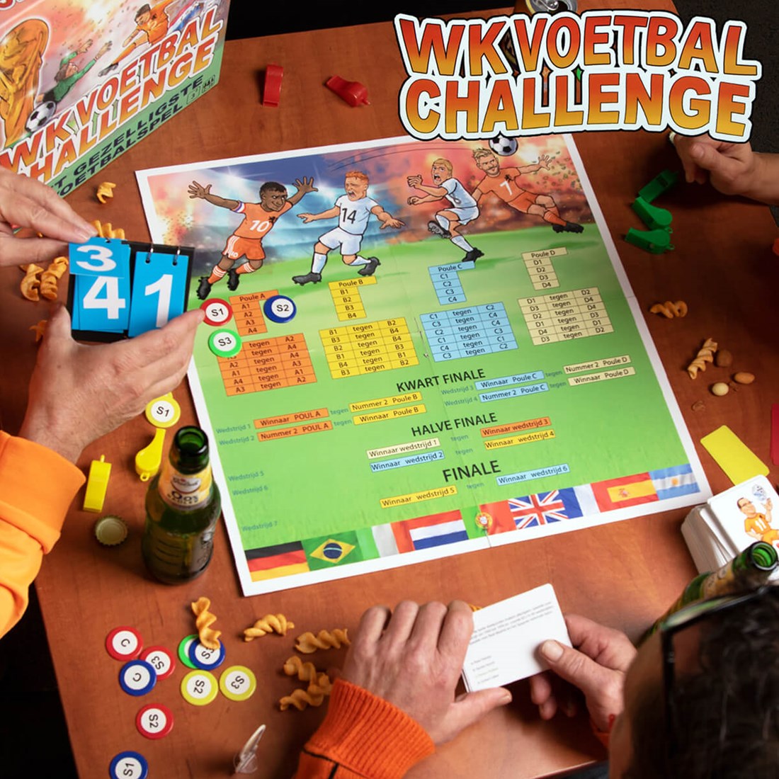 WK Voetbal Challenge | WK Voetbalspel met Vrienden