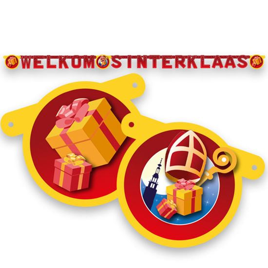 Letterslinger Welkom Sint en Piet