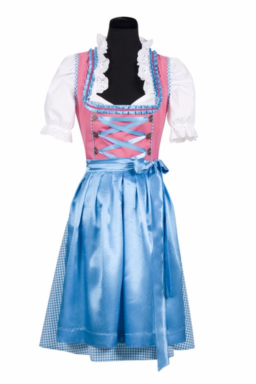 Tiroler jurk Jana Pink turquoise