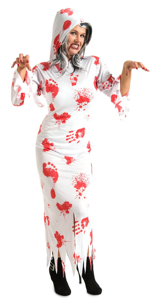 Spokenkostuum met bloed
