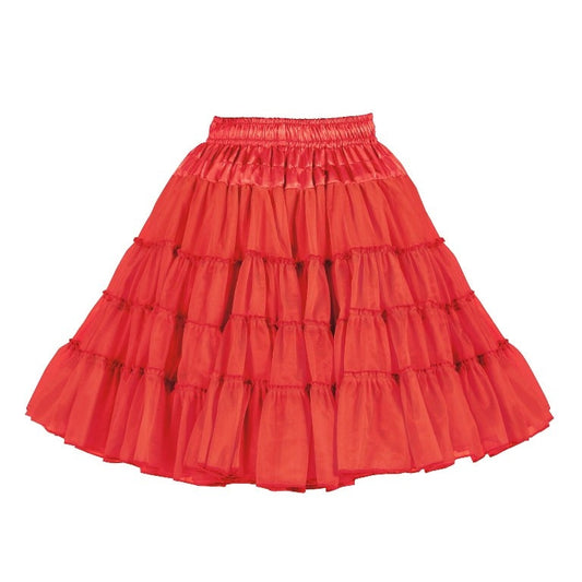 Petticoat Rood deluxe 3 laags