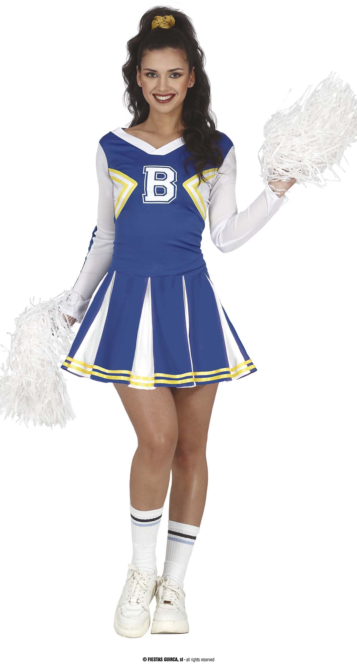 Cheerleader pakje blauw