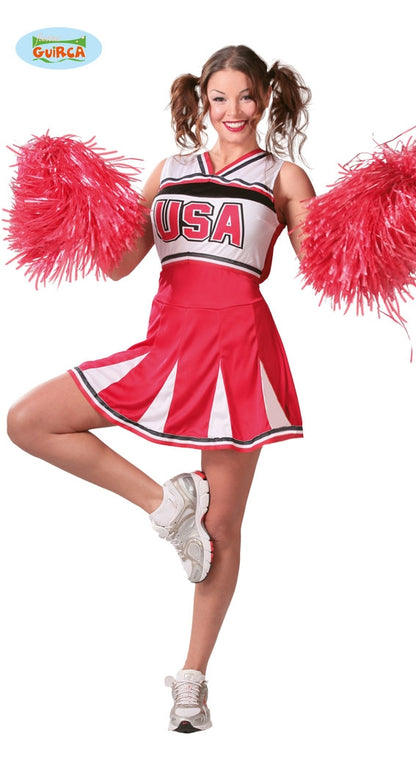 Cheerleader pakje rood wit
