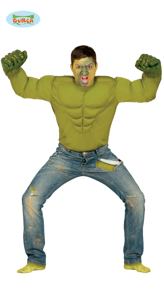 Hulk shirt spieren groen