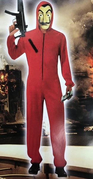 Casa de papel met masker