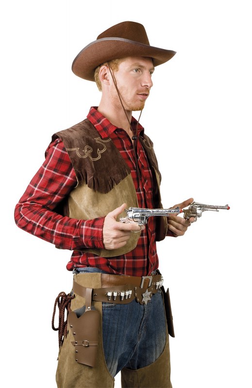 Cowboyholster Dubbel Sherrif