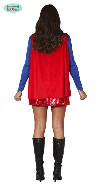 super woman met cape