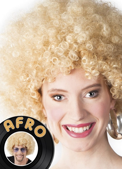Afropruik blond